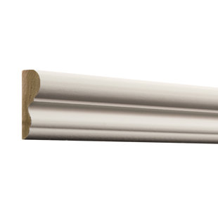 ORNAMENTAL MOULDINGS 1.75'' H x 96'' W x 0.57'' D Wood Chair Rail