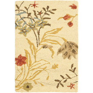 WINSTON PORTER Emrick Handmade Wool Beige Rug