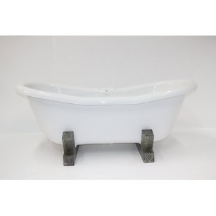 RESTORIA BATHTUB COMPANY Farmstead 68'' x 30'' Freestanding Soaking Acrylic Bathtub