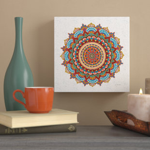 WORLD MENAGERIE Mandala Dream On Canvas Print