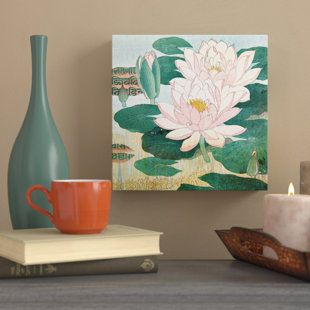 WORLD MENAGERIE Sacred Lotus On Canvas Print