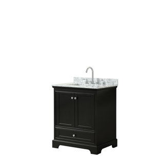 WYNDHAM COLLECTION Deborah 30" Single Bathroom Vanity Set
