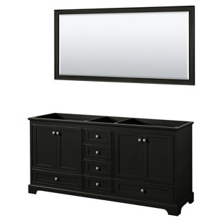 WYNDHAM COLLECTION Deborah 71" Double Bathroom Vanity Base Only