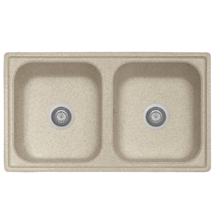 BELFRY KITCHEN Alessandra Double Bowl Inset Kitchen Sink (Set of 2)