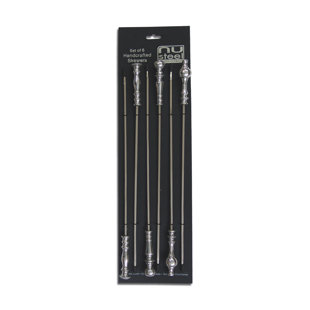 NU STEEL Stainless Steel Dishwasher Safe Skewer And Shish Kebab