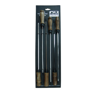 NU STEEL Stainless Steel Dishwasher Safe Skewer And Shish Kebab
