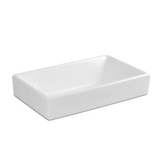 ICERA Karo Vitreous China Rectangular Vessel Bathroom Sink