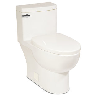 St Thomas Creations By Icera Malibu 1.28 GPF Elongated Floor Mounted One-Piece Toilet (Seat Included)
