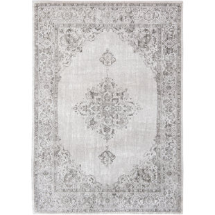 LOUIS DE POORTERE Khayma Fairfield Cotton Grey Rug