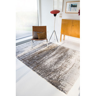 LOUIS DE POORTERE Mad Men Griff Abstract Machine Woven Beige Area Rug