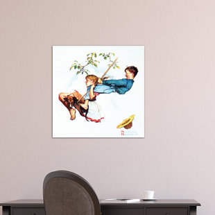 VAULT W ARTWORK " Young Love: Swinging " by Norman Rockwell
