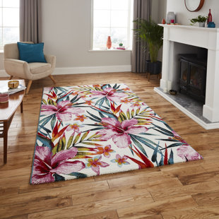 BEACHCREST HOME Havana area rug Machine Woven Rectangle Multi coloured