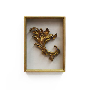 BLISS STUDIO Henry Handmade Glam Plants & Flowers Wall Decor on Solid Wood