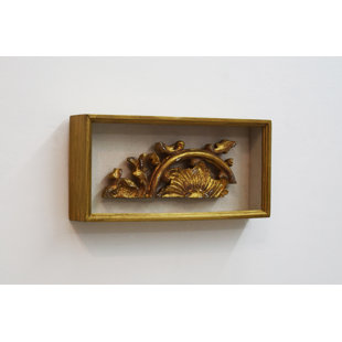 BLISS STUDIO Napoleon Glam Plants & Flowers Wall Decor on Solid Wood