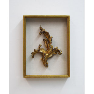 BLISS STUDIO Phillip Glam Plants & Flowers Wall Decor on Solid Wood