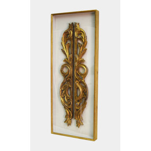 BLISS STUDIO Hugh Handmade Glam Plants & Flowers Wall Decor on Solid Wood