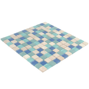 MOSAICTILEOUTLET Squares 1" x 1" Natural Stone Mosaic Tile