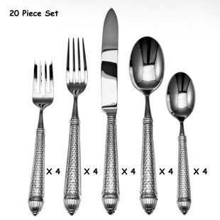 Ricci Argentieri Raffaello Stainless Steel Flatware Set - Service for 4