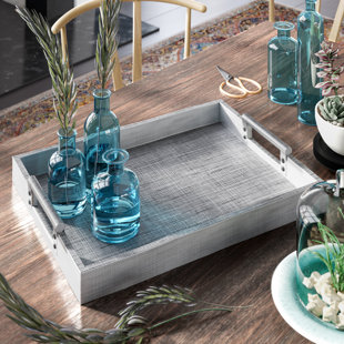 LAUREL FOUNDRY MODERN FARMHOUSE® Preston Leather / Faux Leather Tray