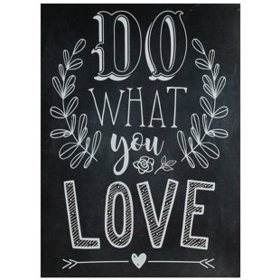 NORTHLIGHT SEASONAL 16" Black Battery Operated LED Lighted Do What You Love Wall Sign