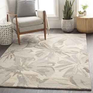 LANGLEY STREET® Elsberry Hand-Tufted Wool Taupe Area Rug