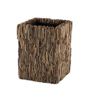 UNION RUSTIC Desai Wood Cachepot