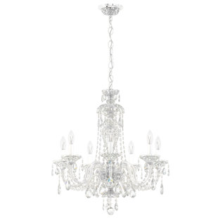 SCHONBEK 7 - Light Glass Dimmable Tiered Chandelier
