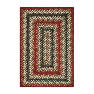 HOMESPICE DECOR Jute Braided Accessories Jute Embroidered Rectangle Placemat (Set of 6)