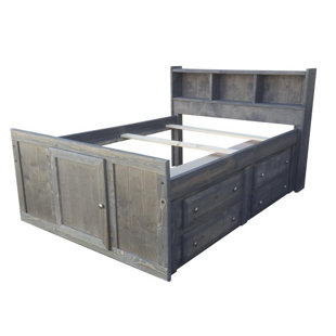 GREYLEIGH™ TEEN Acevedo Twin Solid Wood Mate's & Captain's Bed with Bookcase