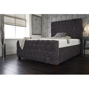 CANORA GREY Leonidas Upholstered Bed Frame