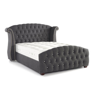 CANORA GREY Wolfgang Upholstered Bed Frame