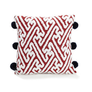 JESSICA SIMPSON HOME Verbena Pom Pom Throw Pillow