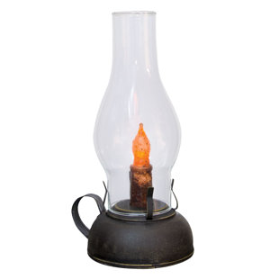 THE HEARTHSIDE COLLECTION 8.75'' H Tabletop Lantern with Candle Included
