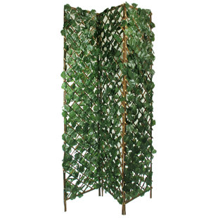 ESSENTIAL DÉCOR & BEYOND, INC Willow Garden Leaf Vinyl Folding Trellis