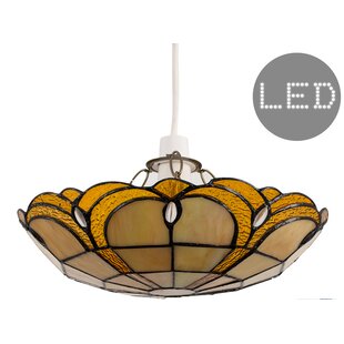 MARLOW HOME CO. 8.5cm H Glass Bowl Pendant Shade ( Clip On ) in Cream