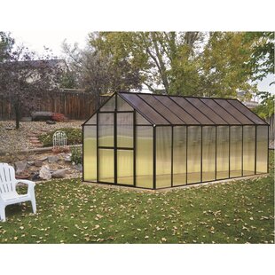 RIVERSTONE INDUSTRIES Mont Hobby 8' W x 16' D Greenhouse