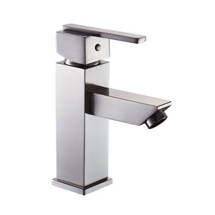 LEGION FURNITURE Single-Hole Bathroom Faucet with Drain Assembly