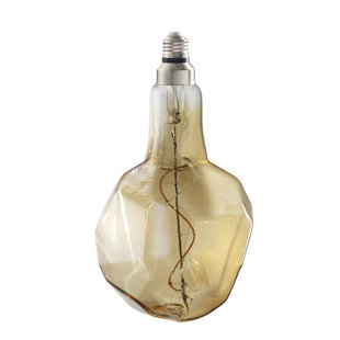 BULBRITE INDUSTRIES Oversized Jewel Antique LED Edison Bulb, 60 Watt Equivalent, E26 Dimmable
