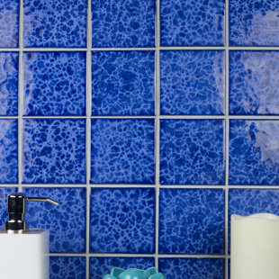 ABOLOS Monet 12'' W x 12'' L Porcelain Tile Mosaic Sheet