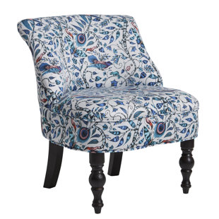 EMMA J SHIPLEY FOR CLARKE & CLARKE Langley Rousseau Blue Chair