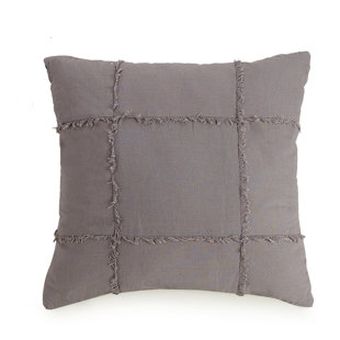 AYESHA CURRY Fringe Square Pillow Cover and Insert