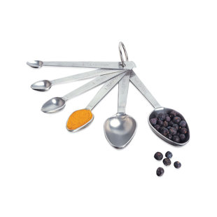 AMCO HOUSEWORKS Advanced Performance 6-Piece Measuring Spoons Set