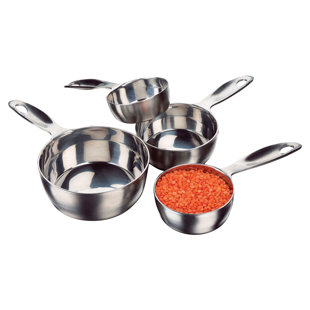 Amco Houseworks 4 -Piece Stainless Steel Measuring Cup Set