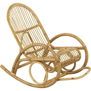 17 STORIES Colville Wicker Rocking Chair