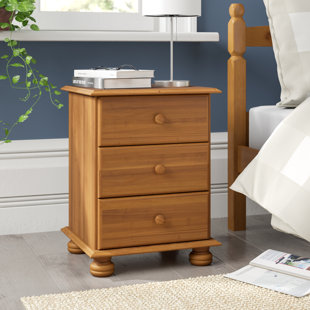 BRAMBLY COTTAGE Norita 3 Drawer Bedside Table