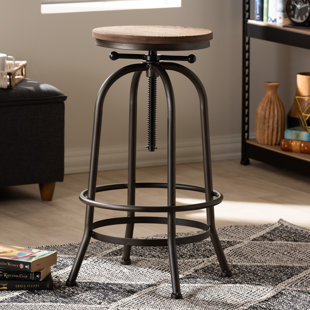 WILLISTON FORGE Merri Swivel Adjustable Height Stool
