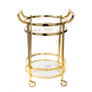 DESIGN GUILD Metal Bar Cart