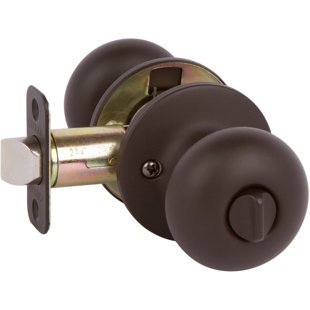 DELANEY HARDWARE CALLAN Saxon Privacy Door Knob US26