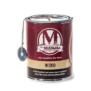 ECO CANDLE CO Wino Scented Jar Candle with Metal Holder