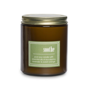 ECO CANDLE CO Soothe Pure Essential Oil Scented Jar Candle